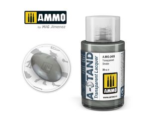 AMMO A-STAND TRANSPARENT SMOKE 30ML JAR A.MIG-2405