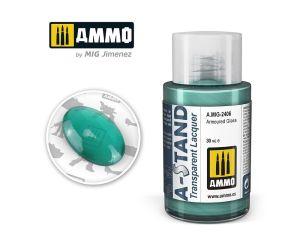 AMMO A-STAND TRANSPARENT ARMOURED GLASS 30ML JAR A.MIG-2406