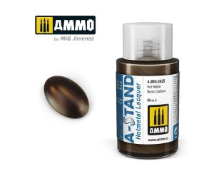 AMMO A-STAND HOT METAL BURNT CARBON 30ML JAR A.MIG-2425