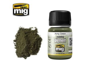 SUPERFINE PIGMENT ARMY GREEN JAR 35 ML A.MIG-3019