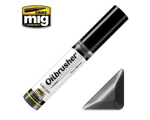 OILBRUSHER GUN METAL JAR 10 ML A.MIG-3535