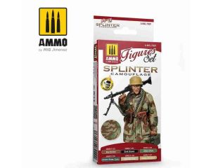 SPLINTER CAMOUFLAGE 6 JARS 17 ML A.MIG-7029