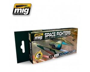 SPACE FIGHTERS SCI-FI COLORS 6 JARS 17 ML A.MIG-7131