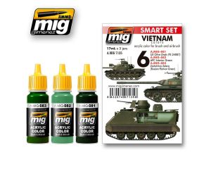 VIETNAM COLORS 3 JARS 17 ML A.MIG-7135