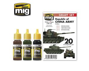 M48H ROCA REPUBLIC OF CHINA ARMY 3 JARS 17 ML A.MIG-7172