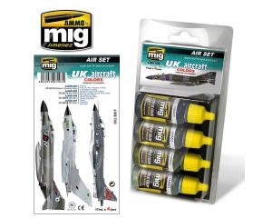 UK AIRCRAFT FROM 50’S TO PRESENT 4 JARS 17 ML ** A.MIG-7203