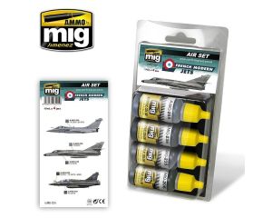 FRENCH MODERN JETS 4 JARS 17 ML ** A.MIG-7211