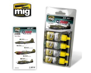 USAAF WWII COLORS 4 JARS 17 ML A.MIG-7212