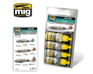 LUFTWAFFE DESERT COLORS 4 JARS 17 ML ** A.MIG-7218