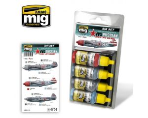 VVS WWII RUSSIAN LATE AIRCRAFT 4 JARS 17 ML A.MIG-7223