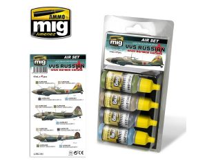 VVS RUSSIAN WWII BOMBER COLORS 4 JARS 17 ML A.MIG-7224