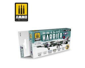 AV-8A US en GR.1/3 HARRIER COLORS 6 JARS 17 ML A.MIG-7246