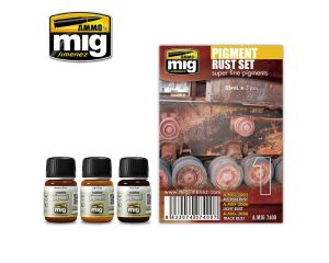 PIGMENT RUST SET 3 JARS 35 ML A.MIG-7400