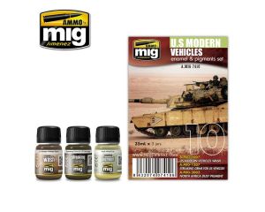 US MODERN VEHICLES SET 3 JARS 35 ML A.MIG-7410