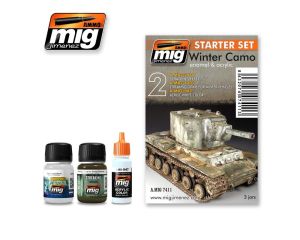 WINTER CAMO SET 1 JAR 17 ML 2 JARS 35 ML A.MIG-7411