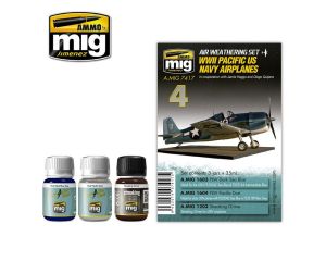 WW II PACIFIC US NAVY AIRPLANES 3 JARS 35 ML A.MIG-7417