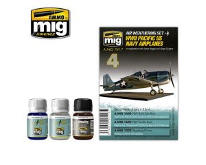 WW II PACIFIC US NAVY AIRPLANES 3 JARS 35 ML A.MIG-7417