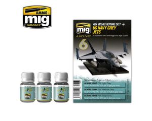 US NAVY GREY JETS 3 JARS 35 ML A.MIG-7419