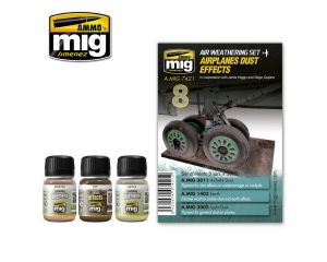 AIRPLANES DUST EFFECTS 3 JARS 35 ML A.MIG-7421