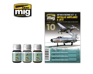 METALLIC AIRPLANES en JETS 3 JARS 35 ML A.MIG-7423