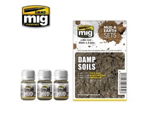 DAMP SOILS MUD en EARTH SETS 3 JARS 35 ML A.MIG-7439