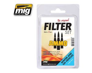 FILTER SET FOR WINTER AND UN VEHICLES 3 JARS 35 ML A.MIG-7450