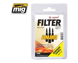 FILTER SET FOR GERMAN TANKS 3 JARS 35 ML A.MIG-7453