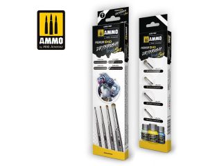 AMMO PREMIUM DIO DRYBRUSH SET A.MIG-7607