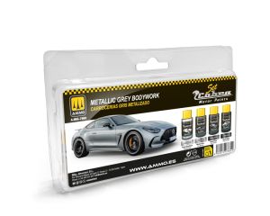 COBRA MOTOR METALLIC GREY BODYWORKS SET  (03/25) * A.MIG-7865
