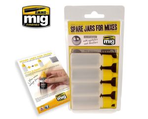 SPARE JARS FOR MIXES 4 X 17 ML A.MIG-8004