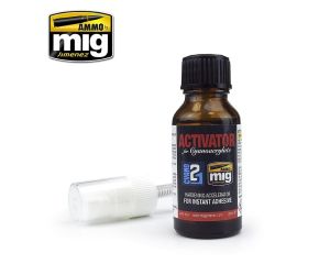 ACTIVATOR FOR CYANOACRYLATE JAR 20ML A.MIG-8037