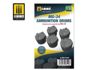 1/35 MG-34 AMMUNITION DRUMS A.MIG-8104