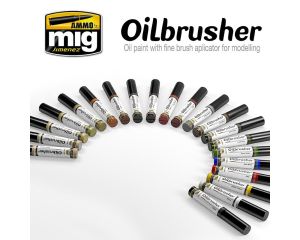 DISPLAY OILBRUSHERS Nº 1 20x4 JARS 10 ML A.MIG-8154