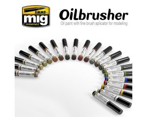 DISPLAY OILBRUSHERS Nº 1 20x4 JARS 10 ML A.MIG-8154