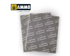 SANDING SPONGE SHEET 220 GRIT 2 PCS. A.MIG-8557