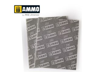 SANDING SPONGE SHEET 280 GRIT 2 PCS. A.MIG-8558