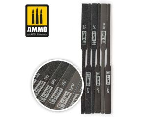 TAPERED SANDING STICKS 120/180/240/320/1200/1500 GR A.MIG-8567