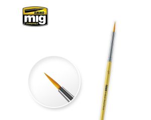 AMMO SYNTHETIC ROUND BRUSH NO. 2/0 A.MIG-8612