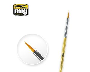 AMMO SYNTHETIC ROUND BRUSH NO. 1 A.MIG-8613