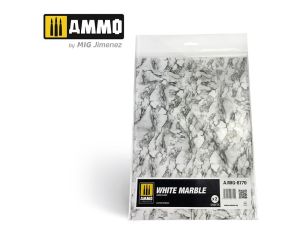 MARBLE WHITE, SMOOTH SHEET OF MARBLE 2 PCS. A.MIG-8770