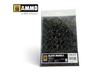 MARBLE BLACK, ROUND DIE-CUT WARGAMES 2 PCS. A.MIG-8775