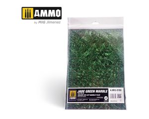 MARBLE JADE GREEN, SQUARE DIE-CUT TILES 2 PCS. A.MIG-8780