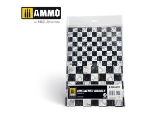 MARBLE CHECKERED, SMOOTH SHEET OF MARBLE 2 PCS. (6/23) * A.MIG-8782