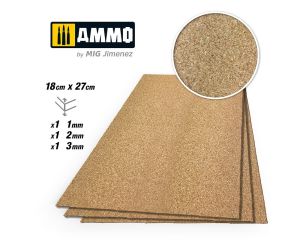 AMMO CREATE CORK FINE GRAIN MIX 1/2/3MM 1X A.MIG-8838