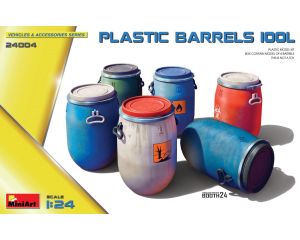 1/24 PLASTIC BARRELS 100L 6 PCS. 24004