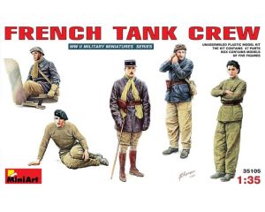 1/35 FRENCH TANK CREW 35105