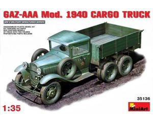 1/35 GAZ-AAA. MOD. 1940. CARGO TRUCK. 35136