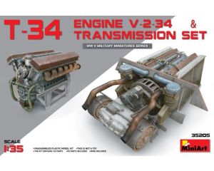 1/35 T-34 ENGINEV-2-34 en TRANSMISSION SET 35205