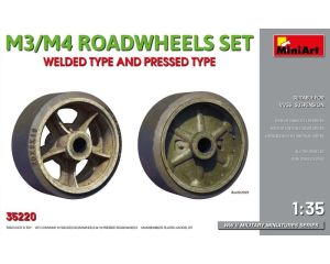 1/35 M3/M4 ROADWHEELS SET WELDED AND PRESSED TYPE 35220