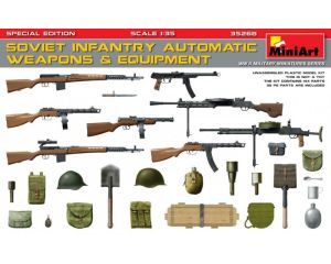 1/35 SOVIET INFANTRY AUTOMATIC WEAPONS en EQUIPMENT. S.E. 35268